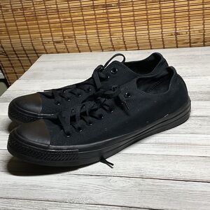 Converse Shoes Mens 9 Women 11 Chuck Taylor All Star OX Sneakers Black M5039